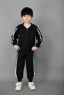 ARY Baby Boys & Baby Girls Casual Sweatshirt Track Pants(black)