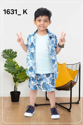 Smuktar garments Baby Boys Casual Shirt T-shirt, Pant(MULTICOLOR)