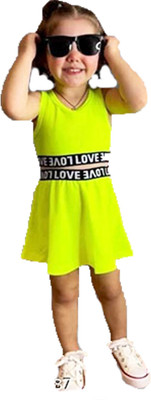 APN Girls Casual Top Skirt(GREEN)