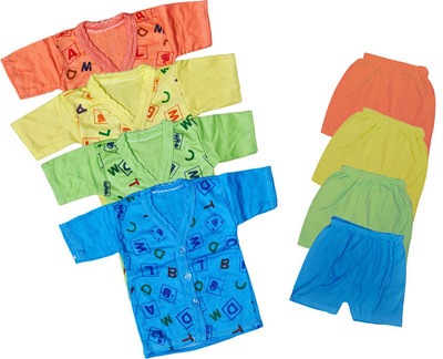 ReshmaaEnter Baby Boys & Baby Girls Casual T-shirt Shorts(D-1-3-4-5)