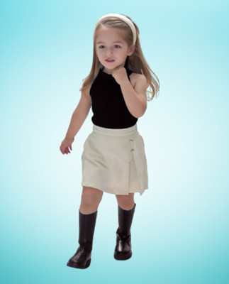 Dressto Girls Party(Festive) Top Shorts(BLACK)