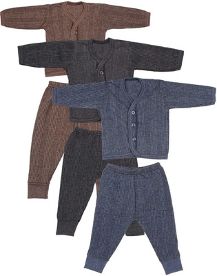 HouseOfCommon Baby Boys & Baby Girls Casual Vest Pyjama(Multicolor)