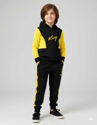 STAJMINADRESSES Baby Boys Party(Festive) T-shirt Pant(Yellow)