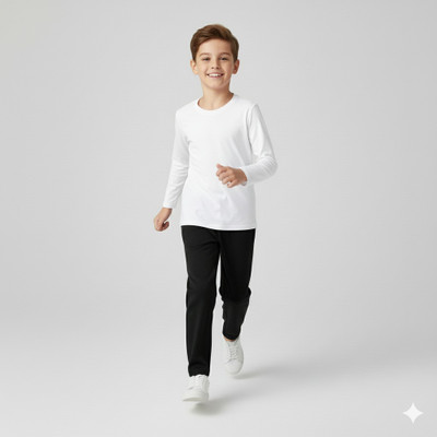 UNFLD Boys Casual T-shirt Pyjama(WHITE)