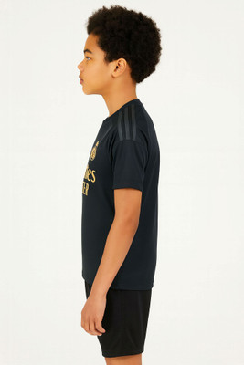 BUGOAT Boys & Girls Casual T-shirt Shorts(Black)