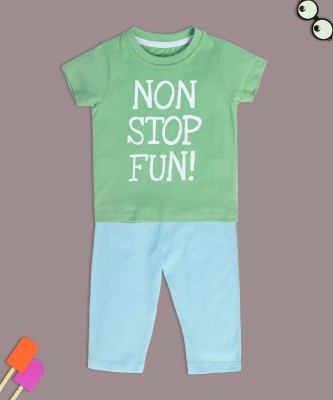 MINI KLUB Baby Boys Casual T-shirt Trouser(Multicolor)
