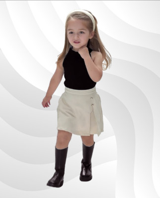 MENVVY Baby Girls Party(Festive) Top Shorts(BLACK)