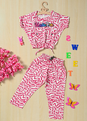 Fashioncore Girls Angry Birds Casual Top Pyjama(Pink)