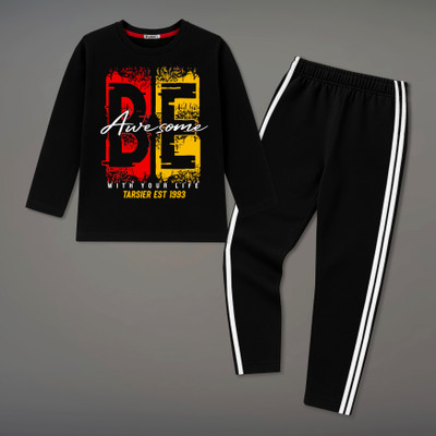 tarsier Boys Casual T-shirt Track Pants(AWESOME_BK.NET PANT)