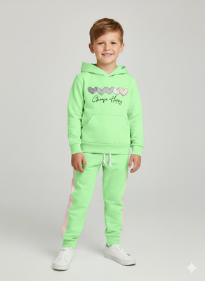 PORPY Baby Boys Casual Track Pants Sweatshirt(PERROT)