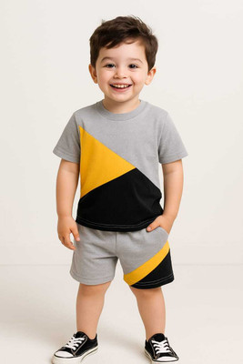 CHAIHAN HUB Boys & Girls Casual T-shirt Shorts(GARY)