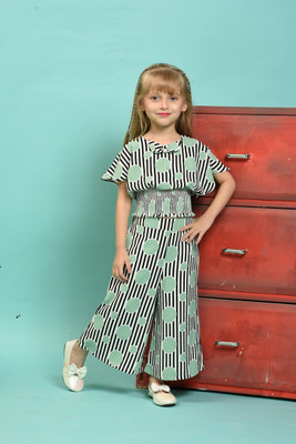 Be Kids Baby Girls Casual Top Pant(Green)