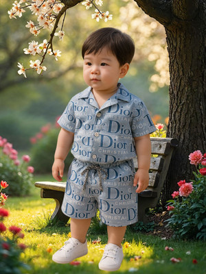 FASHION GRAB Kids Nightwear Boys Printed Cotton(Blue Pack of 1)