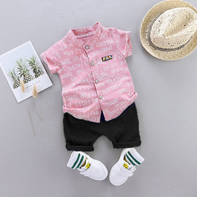 Vibe Trends Baby Boys & Baby Girls Party(Festive) Shirt Shorts(ALPHA PINK BLACK)