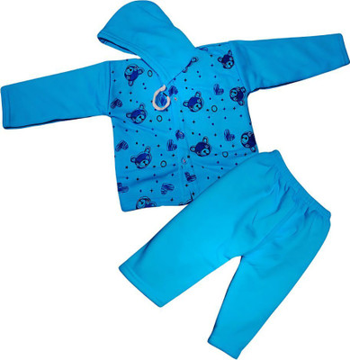 HouseOfCommon Baby Boys & Baby Girls Dora Casual Sweatshirt Sweatpant(Blue)