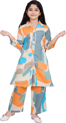 ULTINITY Girls Party(Festive) Top Pyjama(Blue)