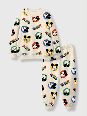 Nap Chief Boys & Girls Casual T-shirt Pant(Beige & Beige)