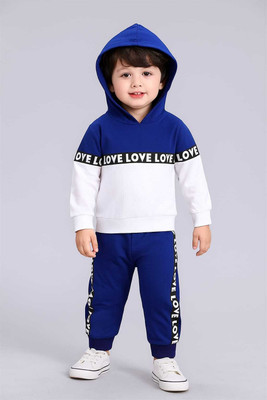 Aggarwalsales Baby Boys & Baby Girls Casual Sweatshirt Track Pants(Blue)