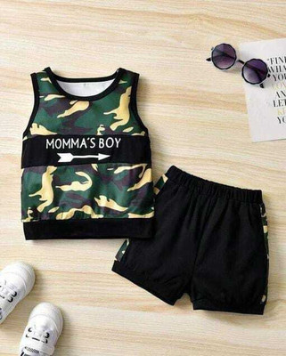 Z COLLECTION Baby Girls Casual T-shirt Shorts(Black)