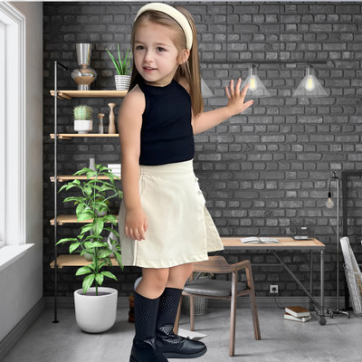 RIYANSHI Girls Party(Festive) Top Shorts(BLACK)