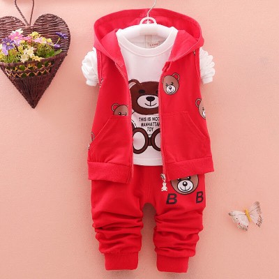 ZAFROONKIDZE Baby Boys & Baby Girls Party(Festive) Jacket Pant(RED)