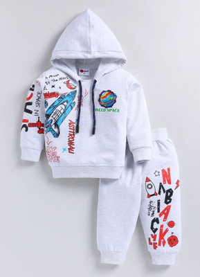 Mars Infiniti Boys & Girls Casual Sweatshirt Track Pants(Grey Melange)