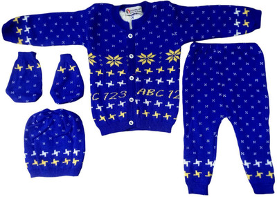 Justlist Baby Boys & Baby Girls Casual Bodysuit Bodysuit(Blue)