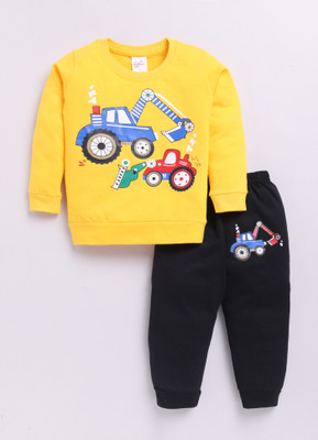 IcePie Boys Casual Dress Pyjama(Yellow)