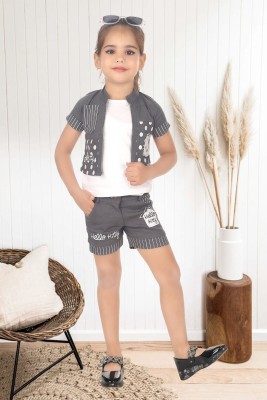 R8 CHOICE Girls Party(Festive) Top Shorts(GREY)