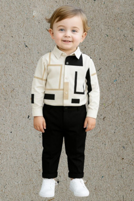 RIYANSHI Baby Boys Casual Shirt Pant(Multicolor)