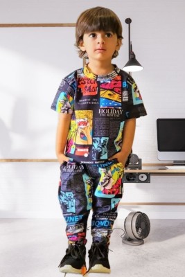 KRIYU CREATION Kids Nightwear Baby Boys & Baby Girls Printed Cotton Blend(Multicolor Pack of 1)