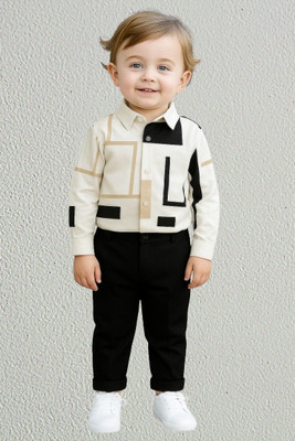 RIYANSHI Baby Boys Casual Shirt Pant(Multicolor)