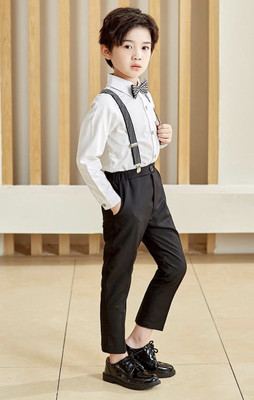 JAIME CREATION Baby Boys Party(Festive) Shirt Pant(White)