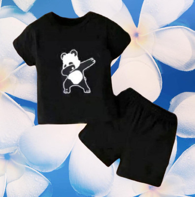 MALTOSH Baby Boys & Baby Girls Casual T-shirt Shorts(Black)