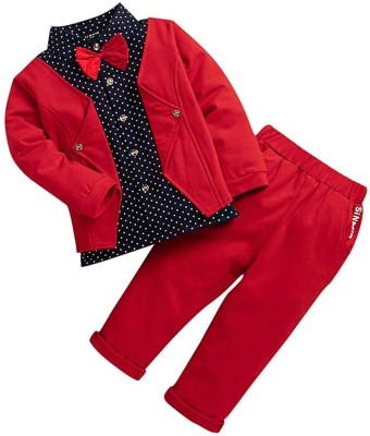 MARUTI CLASSIC STORE Suit Set Self Design Baby Boys Suit