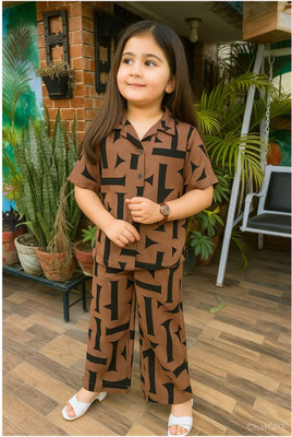 Xstandro Girls Party(Festive) Shirt Pant(Multicolor)