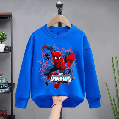 RUNJHUN Full Sleeve Printed Boys & Girls Sweatshirt