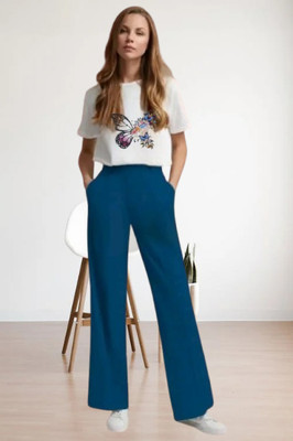 Tarent Hunt Girls Casual Dress T-shirt(FLY_BLUE)
