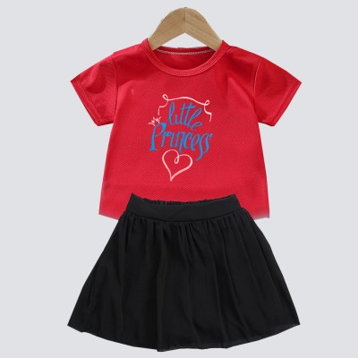 Billion Girls Casual T-shirt Skirt(Red)