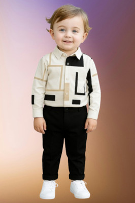 RIYANSHI Boys Casual Shirt Pant(Multicolor)