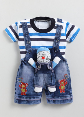 Mommy Club Baby Boys & Baby Girls Casual Dungaree Dungaree(Mlticolor)