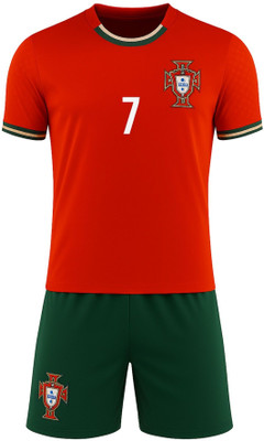 Ryze Boys & Girls Casual T-shirt Shorts(Red)