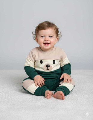 littlemamaorg Boys Casual Sweatshirt Pant(GREEN)