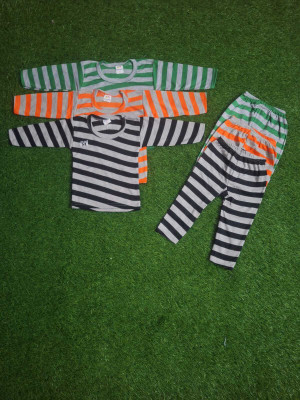 Ajesh Creation Baby Boys & Baby Girls Casual Sweatshirt Sweatpant(Black, Orange, Green)