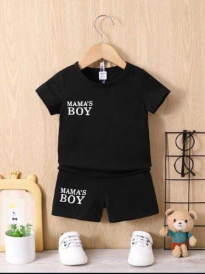 Ombolo Enterprises Baby Boys Casual T-shirt Shorts(Blue)