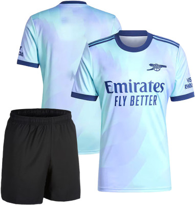 BUGOAT Boys & Girls Casual T-shirt Shorts(Blue)