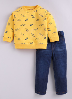 Dollar Baby Boys Casual T-shirt Pant(Multi)