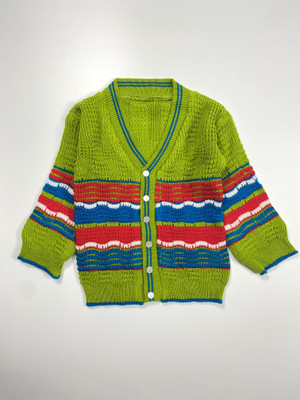 mothermade Baby Boys & Baby Girls Casual Sweater Pant, Cap, Bootie(parrot)