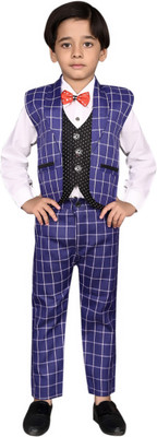 VALUE CREATION 3 piece suit Checkered Boys Suit