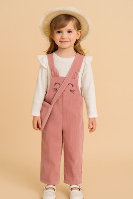 Ramiaaz Baby Girls Festive & Party Kurta and Palazzo Set(Pink Pack of 2)